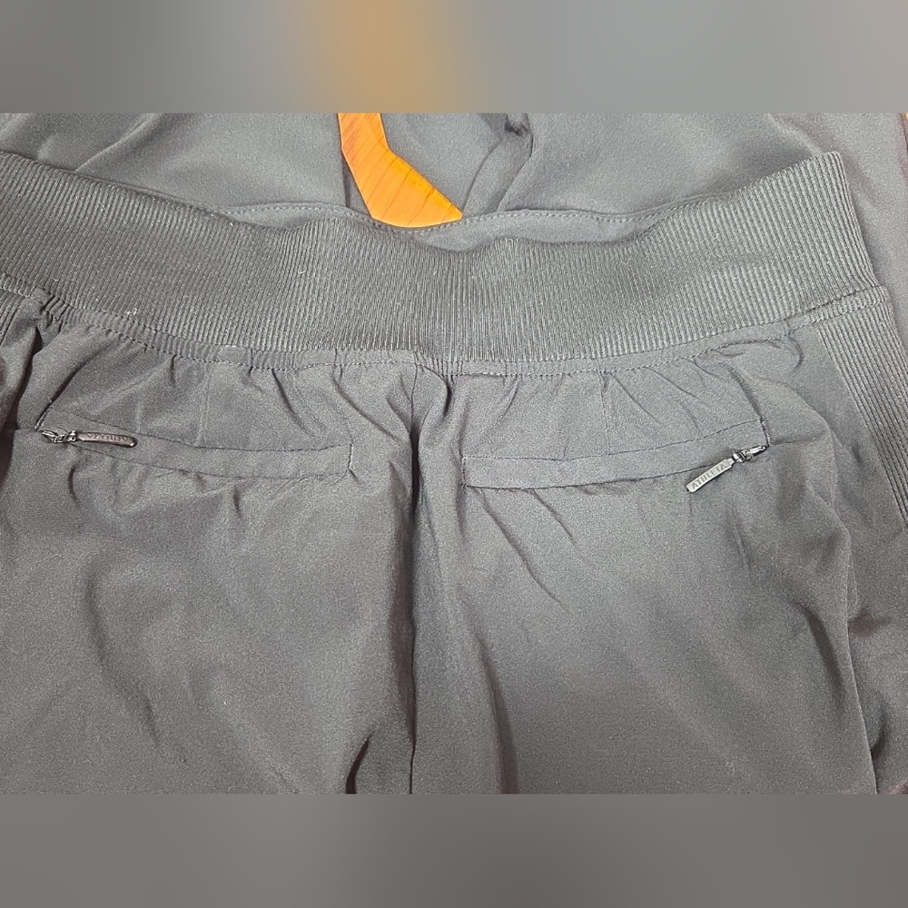 Athleta Brooklyn Ankle Pant Trousers Black Womens Size 0 EUC Athleisure Street - Picture 11 of 13